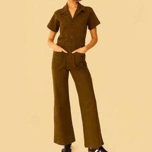 Whimsy and Row jumpsuit in color Hunter - size small